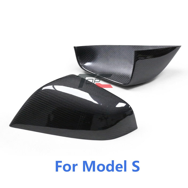 Real Carbon Fiber Side Mirror Caps - Pair