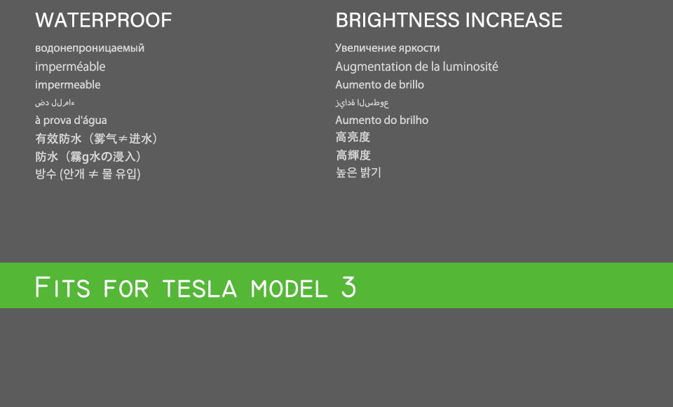 Tesla Model 3/Y LED Dynamic Tail Lights - Smoked - Audi Style