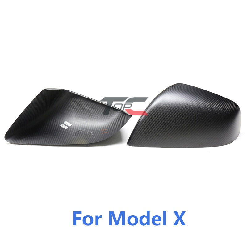 Real Carbon Fiber Side Mirror Caps - Pair