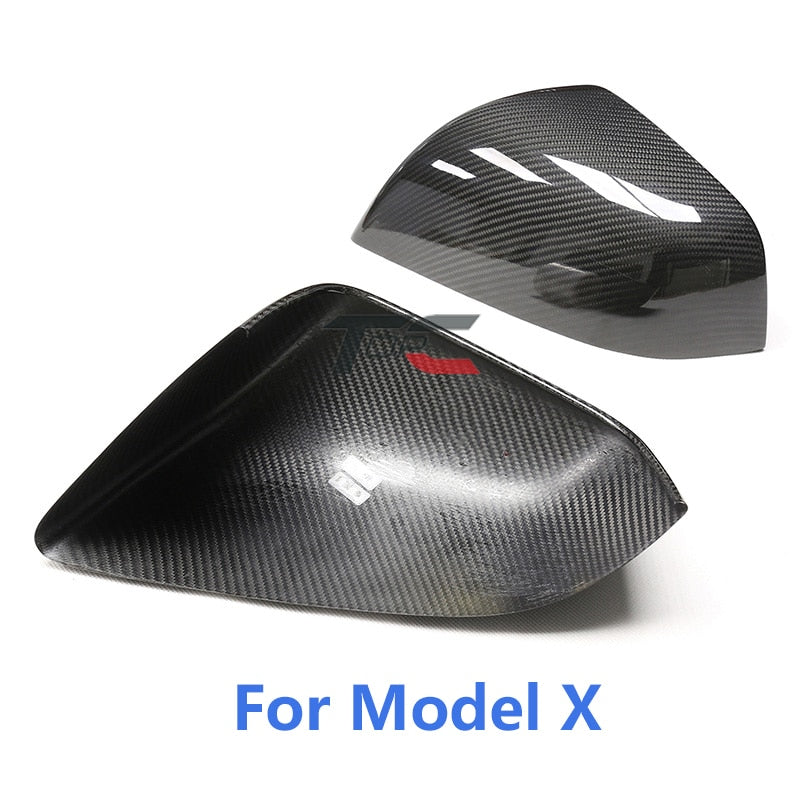 Real Carbon Fiber Side Mirror Caps - Pair