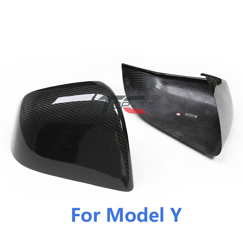 Real Carbon Fiber Side Mirror Caps - Pair