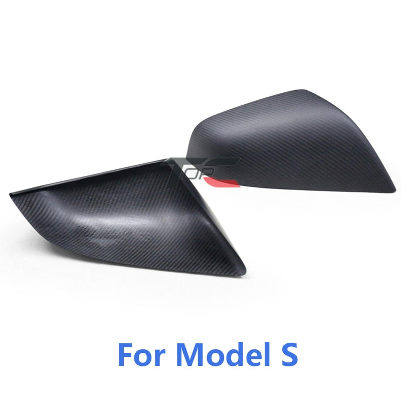 Real Carbon Fiber Side Mirror Caps - Pair