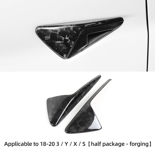 Real Carbon Fiber Side Camera Full CoverS (Pair)