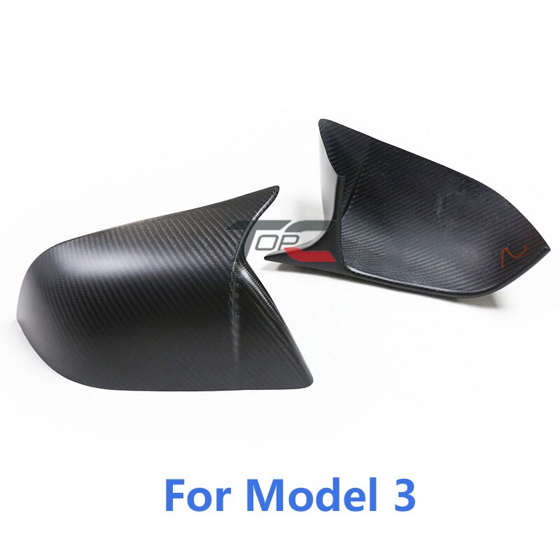 Real Carbon Fiber Side Mirror Caps - Pair