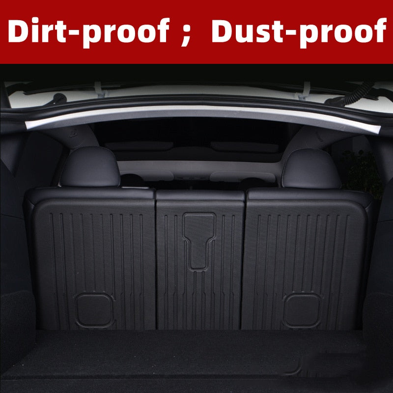 XPE Rear Seat Trunk Anti Kick Covers for Tesla Model Y & 3