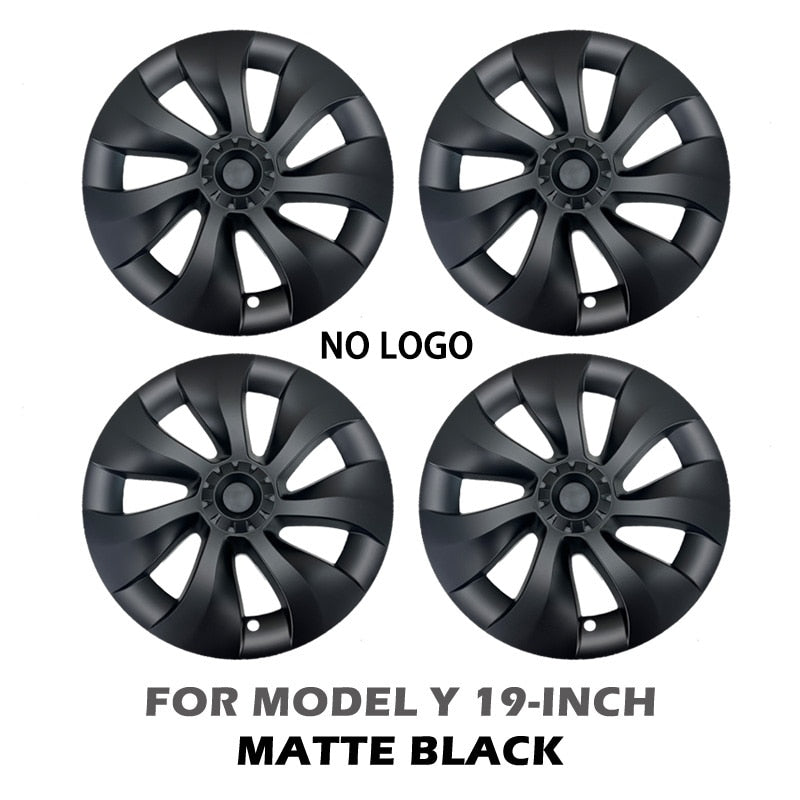 Model Y 19" & 20" Turbine Style Aero Cap Replacement Covers - 4pcs