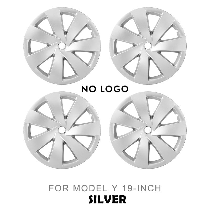 Model Y 19" 7-Spoke Aero Cap Cover Replacements - 4pcs