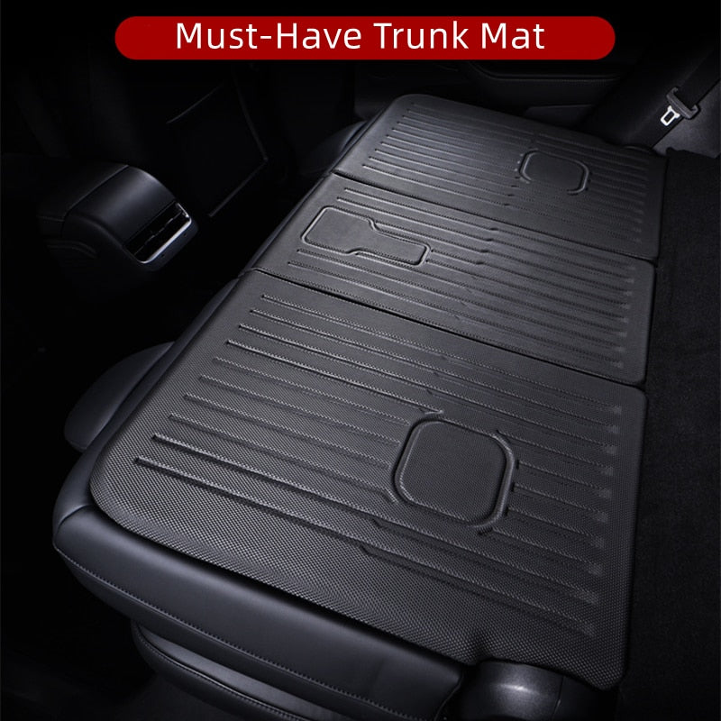 XPE Rear Seat Trunk Anti Kick Covers for Tesla Model Y & 3