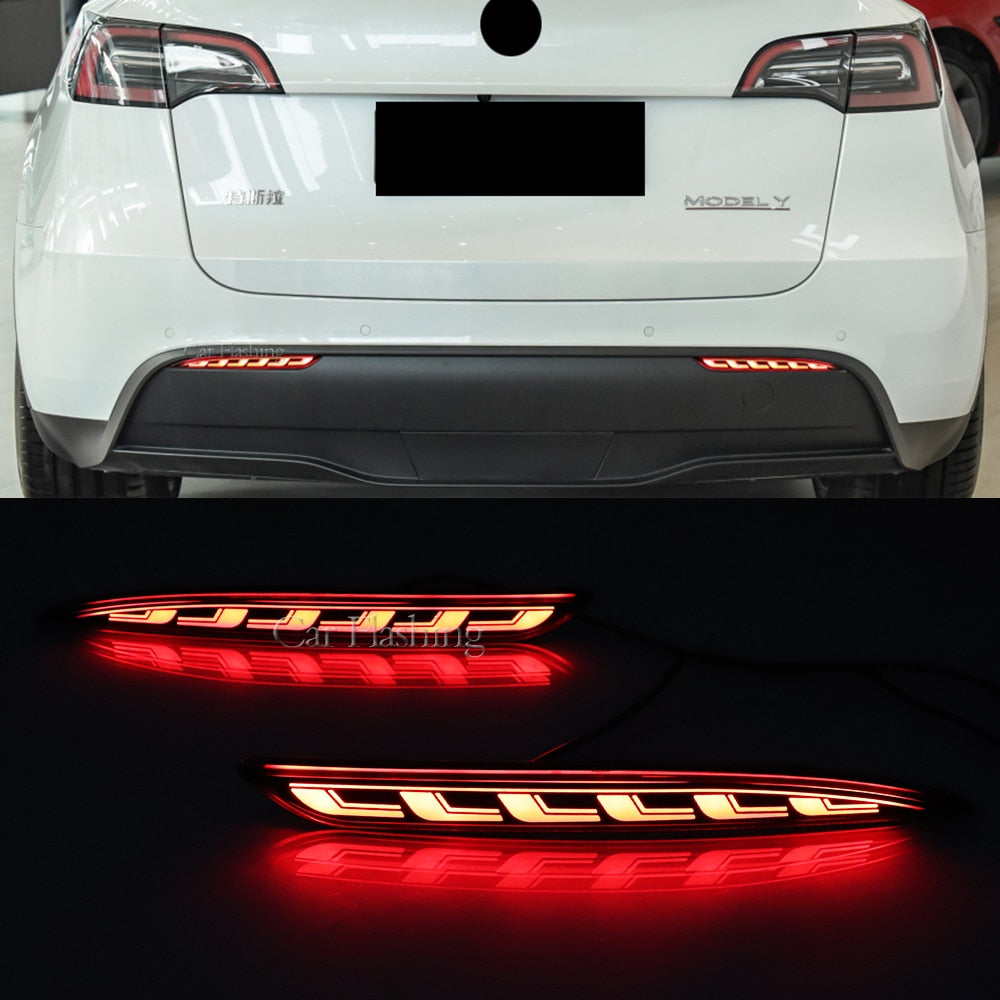 Tesla Model 3/Y Dynamic LED Rear Reflector Lights