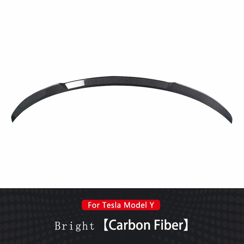 Model Y Real Carbon Fiber Spoiler Trunk Lip