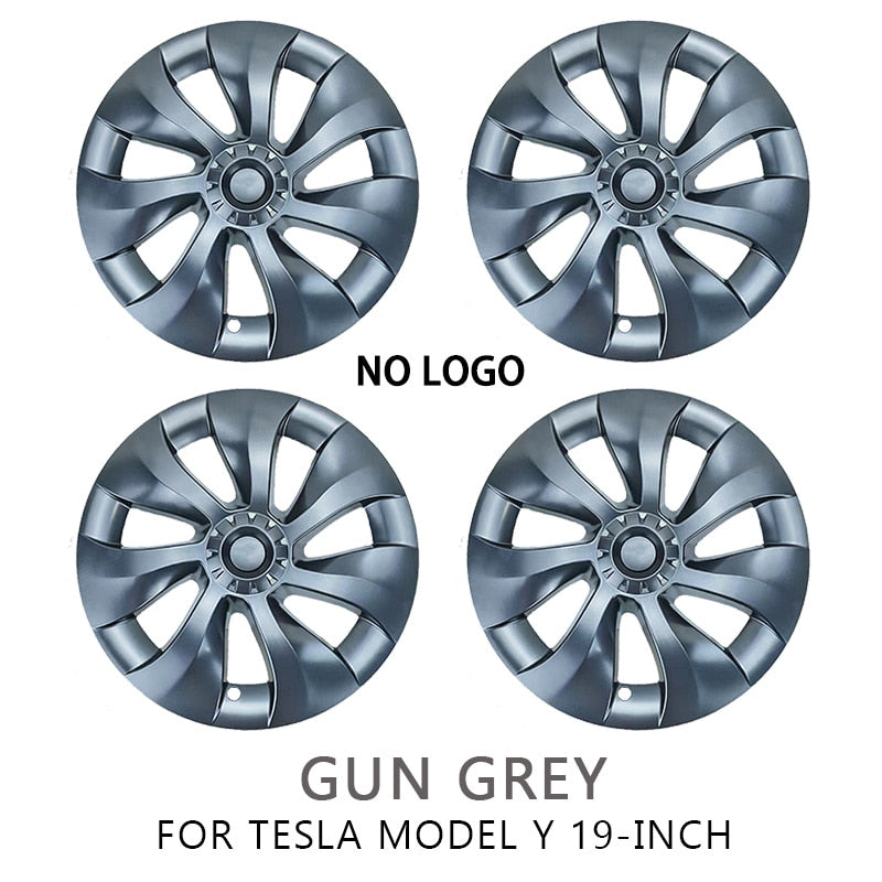 Model Y 19" & 20" Turbine Style Aero Cap Replacement Covers - 4pcs