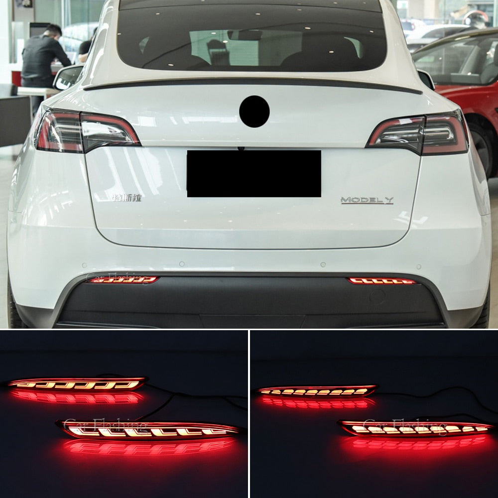 Tesla Model 3/Y Dynamic LED Rear Reflector Lights